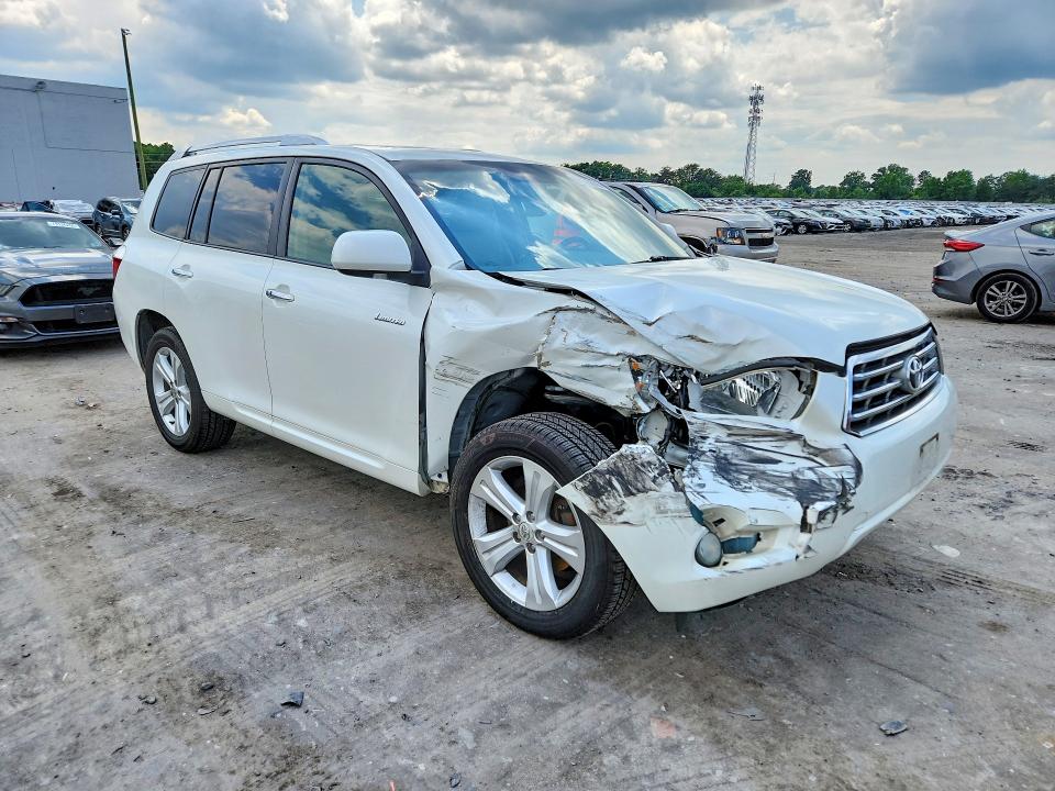 2009 Toyota Highlander VIN JTEDS42A292086661 COPART salvage auction — FRONT END, Va - Certificate Of Title, sold $2,700 on 2026-07-15 (photo 4)