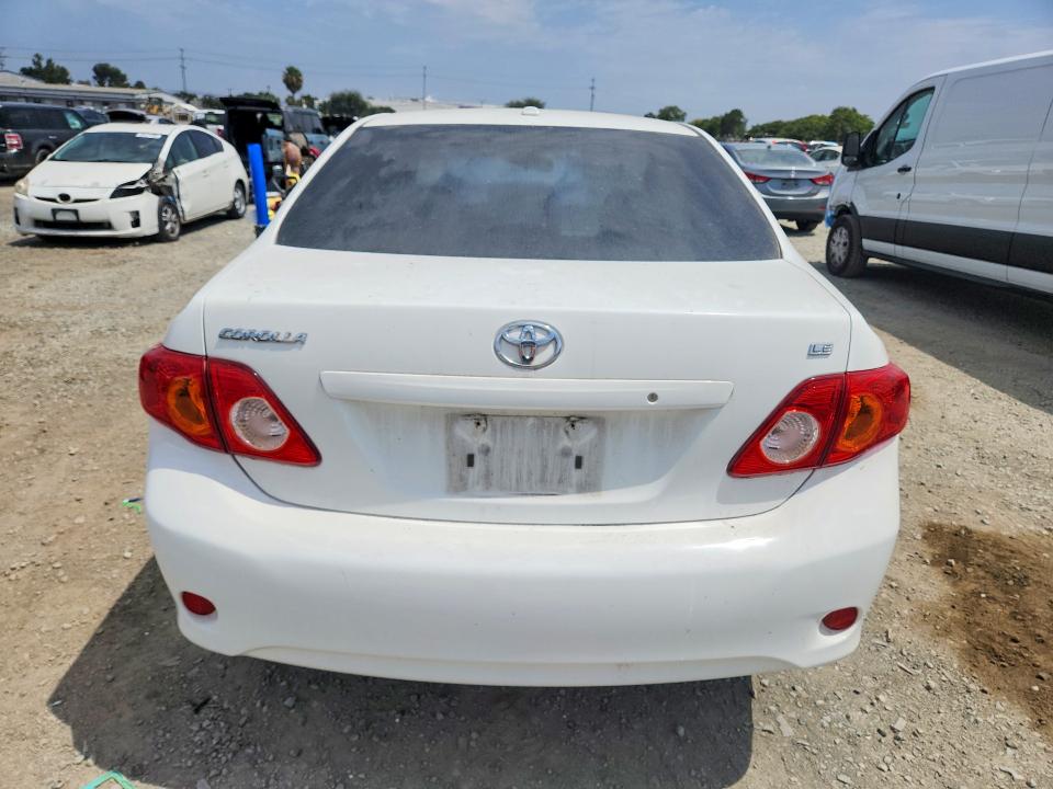 2009 Toyota Corolla VIN JTDBL40E699093893 COPART salvage auction — MINOR DENT/SCRATCHES, Ca - App For Dup Clean Or Ac, sold $825 on 2026-07-10 (photo 6)