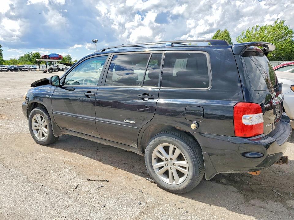 2006 Toyota Highlander VIN JTEEW21A360026345 COPART salvage auction — FRONT END, In - Cert Of Title-Salvage Title, sold $500 on 2026-07-13 (photo 2)