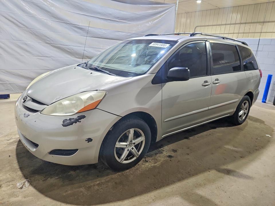 2008 Toyota Sienna VIN 5TDZK23C38S176052 COPART salvage auction — FRONT END, Nm - Cert Of Title-Salvage, sold $625 on 2026-07-30 (photo 1)