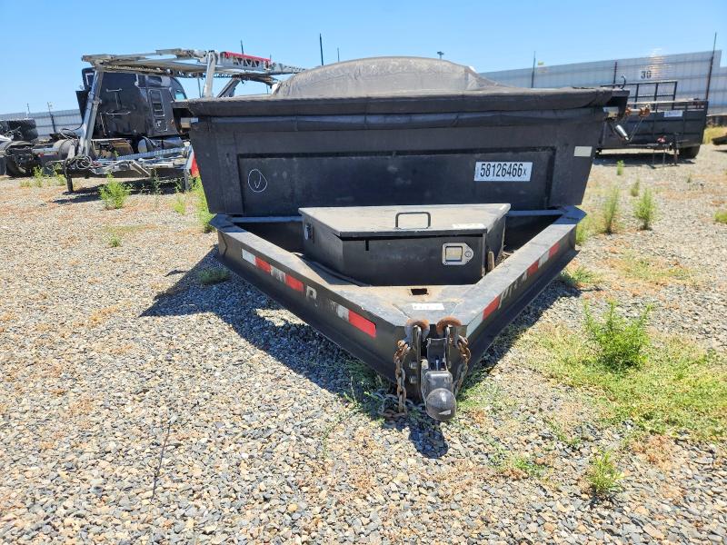 2019 Pj trailer Unknown VIN 4P5DL1424K1307474 COPART salvage auction — REAR END, SD, sold $4,200 on 2026-07-09 (photo 9)