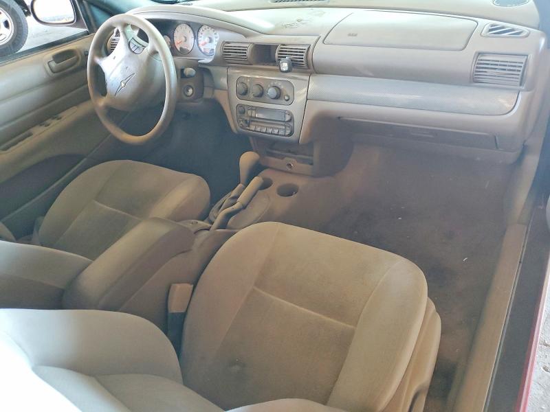 2004 Chrysler Sebring VIN 1C3EL75R14N269120 COPART salvage auction — FRONT END, Az - Certificate Of Title, sold $475 on 2026-07-29 (photo 8)