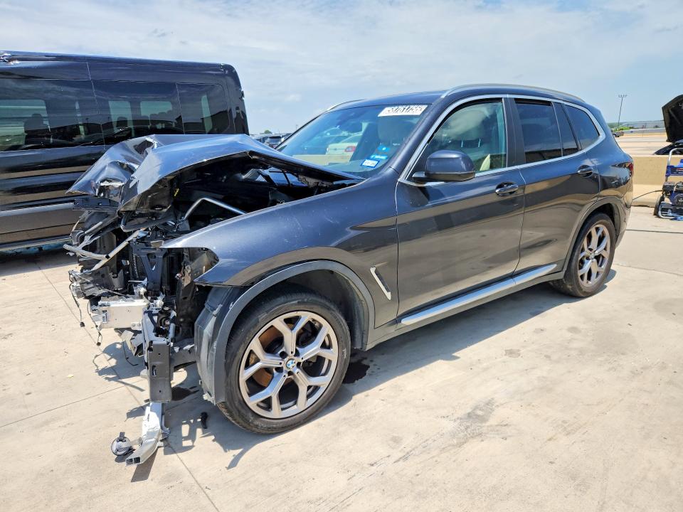 2022 BMW X3 VIN 5UX43DP03N9M51348 COPART salvage auction — FRONT END, TX - CERTIFICATE OF TITLE, sold $3,500 on 2026-07-30 (photo 1)