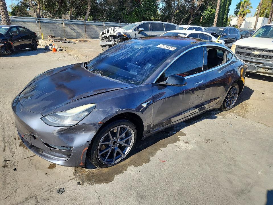 2018 Tesla Model 3 VIN 5YJ3E1EA5JF006840 COPART salvage auction — FRONT END, CA - CERTIFICATE OF TITLE, sold $2,700 on 2026-07-30 (photo 1)