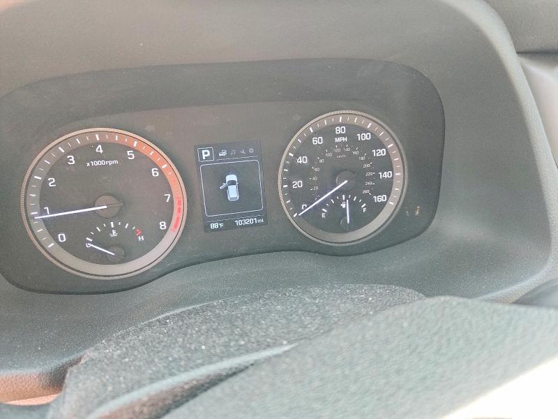 2018 Hyundai Tucson VIN KM8J3CA44JU651328 COPART salvage auction — FRONT END, CT - CERT OF TITLE-SALVAGE, sold $1,800 on 2026-07-24 (photo 9)