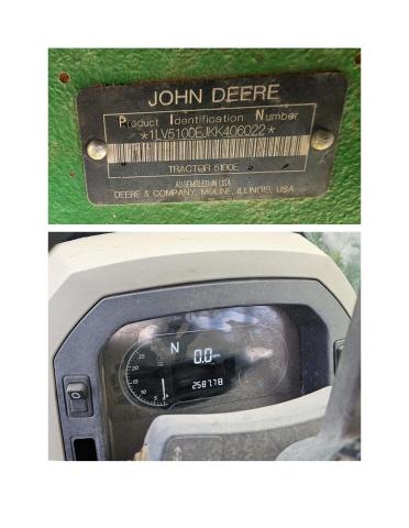 2019 John deere All models VIN 1LV5100EJKK406022 COPART salvage auction — ALL OVER, GA - SALVAGE BILL OF SALE, sold $12,100 on 2026-07-06 (photo 3)