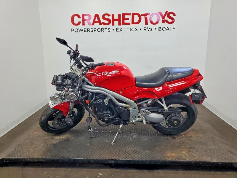 1998 Triumph motorcycle Speedtripl VIN SMT500EE3WJ056349 COPART salvage auction — SIDE, MN - CERT OF TITLE-PRIOR SALVAGE, sold $100 on 2026-07-30 (photo 3)