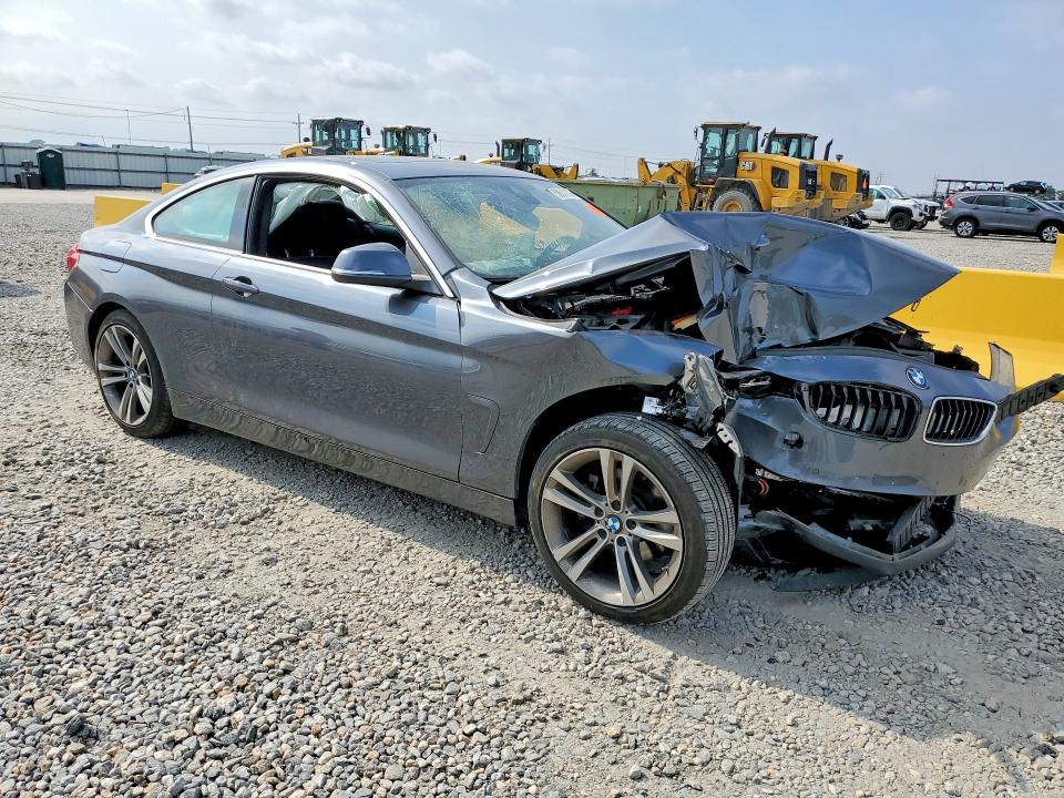2018 BMW 4 series VIN WBA4W5C59JAD32759 COPART salvage auction — FRONT END, PS, sold $1,150 on 2026-08-04 (photo 4)