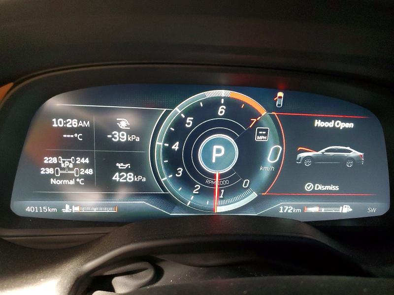 2023 Cadillac Ct5 VIN 1G6DS5RW0P0153782 COPART salvage auction — NORMAL WEAR, On - Permit No Brand - Unfit (P), sold $9,700 on 2026-07-22 (photo 9)