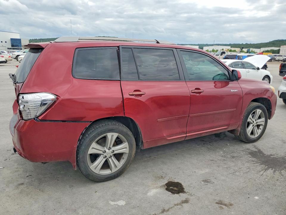 2008 Toyota Highlander VIN JTEDS43A382028832 COPART salvage auction — REAR END, OK - CERT OF TITLE-SALVAGE, sold $1,000 on 2026-07-31 (photo 3)
