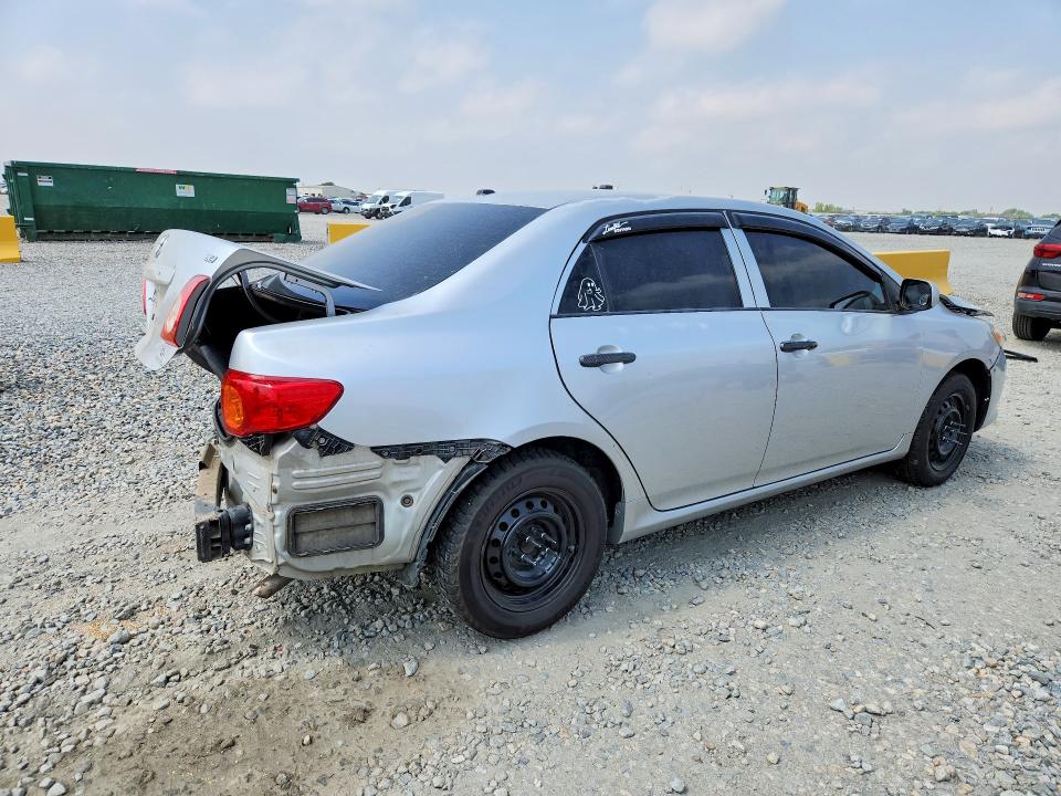 2009 Toyota Corolla VIN JTDBL40E39J050207 COPART salvage auction — REAR END, BS, sold $700 on 2026-07-14 (photo 3)