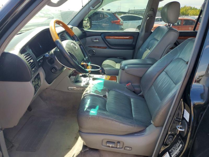 2007 Lexus Lx470 VIN JTJHT00W974028653 COPART salvage auction — WATER/FLOOD, AS, sold $5,100 on 2026-07-23 (photo 7)