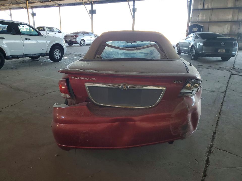 2004 Chrysler Sebring VIN 1C3EL75R14N269120 COPART salvage auction — FRONT END, Az - Certificate Of Title, sold $475 on 2026-07-20 (photo 6)