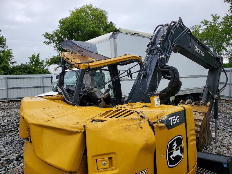 2021 John deere 75g VIN 1FF075GXCLJ017512 COPART salvage auction — ROLLOVER, NY - BILL OF SALE, sold $17,500 on 2026-07-06 (photo 9)