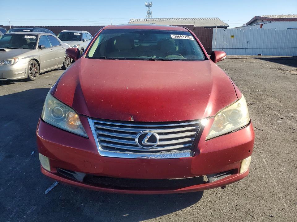 2010 Lexus ES350 VIN JTHBK1EG7A2376956 COPART salvage auction — FRONT END, Nv - Certificate Of Title, sold $1,300 on 2026-07-06 (photo 5)
