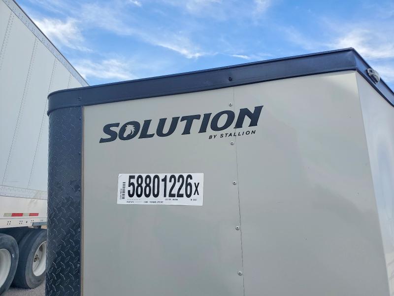 2023 Stallion manufacturing Trailers VIN 7SWBE1018PM004097 COPART salvage auction — SIDE, TX - SALVAGE VEHICLE TITLE, sold $100 on 2026-07-30 (photo 8)
