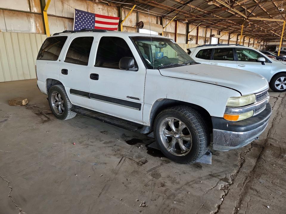 2002 Chevrolet Tahoe VIN 1GNEC13T62R162939 COPART salvage auction — FRONT END, Az - Cert Of Title - Salvage, sold $325 on 2026-07-09 (photo 4)