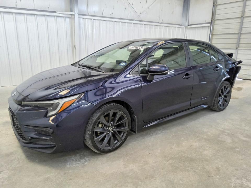2023 Toyota Corolla VIN JTDBCMFE3PJ002744 COPART salvage auction — REAR END, Tx - Certificate Of Title, sold $3,850 on 2026-07-23 (photo 1)