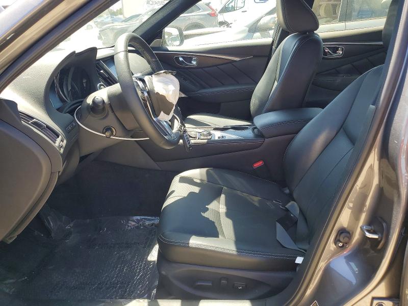 2023 Infiniti Q50 VIN JN1EV7CP2PM511790 COPART salvage auction — FRONT END, Ca - Dis/Dlr/Exp App For Dup Clean (P), sold $10,100 on 2026-08-11 (photo 7)