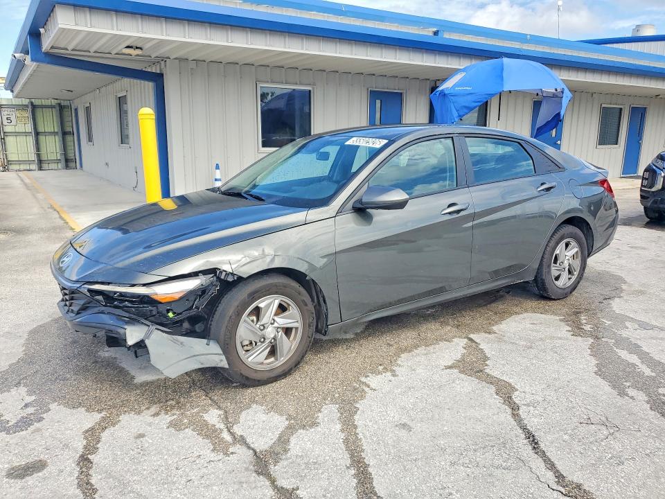 2025 Hyundai Elantra VIN KMHLL4DG5SU050760 COPART salvage auction — FRONT END, Fl - Certificate Of Title, sold $6,200 on 2026-07-07 (photo 1)