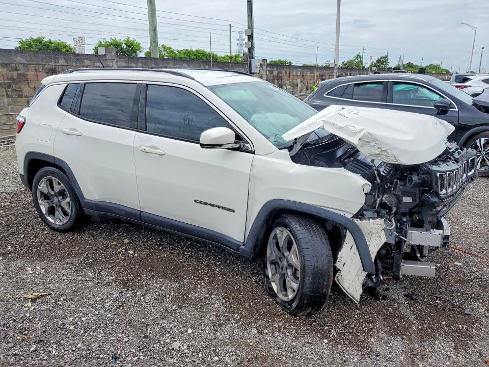 2019 Jeep Compass VIN 3C4NJCCB0KT809067 COPART salvage auction — FRONT END, Fl - Certificate Of Title, sold $300 on 2026-07-09 (photo 4)