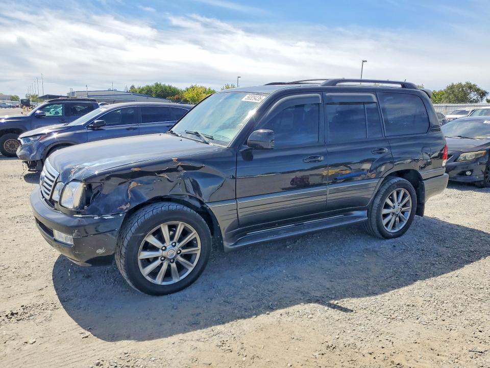 2007 Lexus Lx470 VIN JTJHT00W974028653 COPART salvage auction — WATER/FLOOD, AS, sold $5,100 on 2026-07-23 (photo 1)