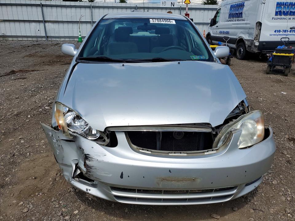 2004 Toyota Corolla VIN JTDBR38E042024048 COPART salvage auction — FRONT END, Md - Cert Of Salvage > 75% Damage, sold $1,250 on 2026-07-27 (photo 5)