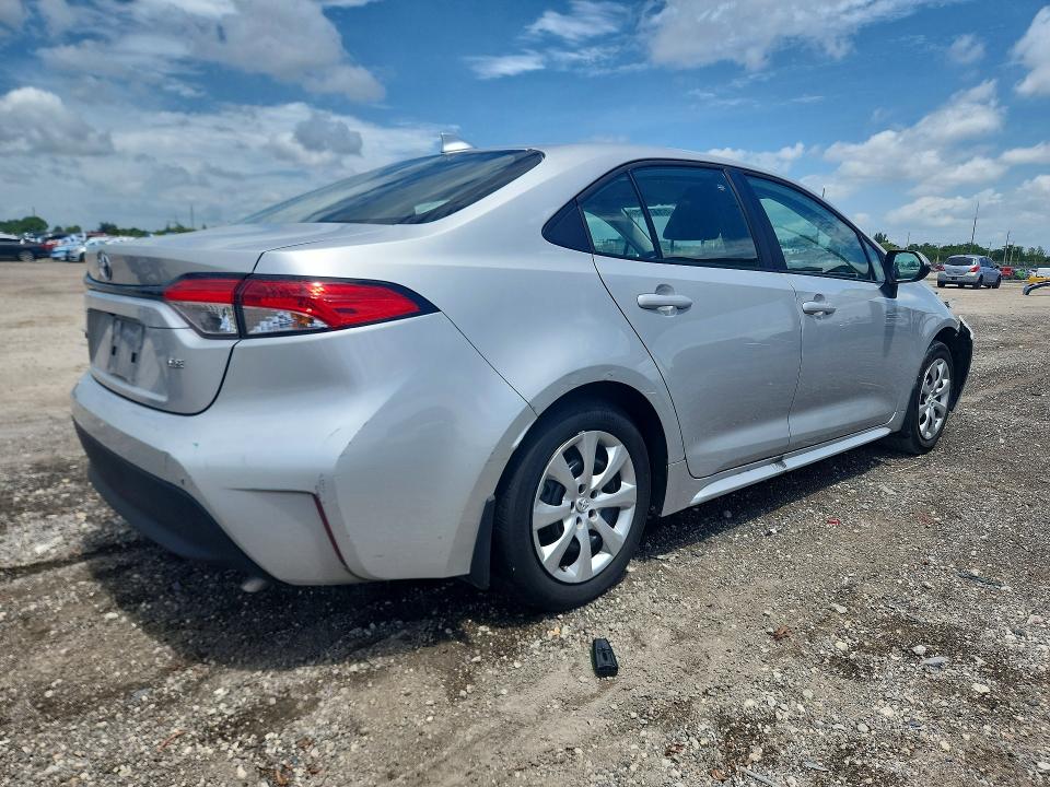 2025 Toyota Corolla VIN 5YFB4MDE9SP276101 COPART salvage auction — FRONT END, FL - CERTIFICATE OF TITLE, sold $10,700 on 2026-07-23 (photo 3)