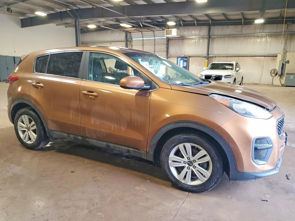 2017 Kia Sportage VIN KNDPM3ACXH7104401 COPART salvage auction — FRONT END, WV - CERTIFICATE OF TITLE, sold $2,000 on 2026-07-23 (photo 4)