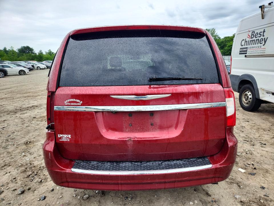 2012 Chrysler Minivan VIN 2C4RC1BG0CR233305 COPART salvage auction — MINOR DENT/SCRATCHES, Ri - Certificate Of Title, sold $450 on 2026-07-02 (photo 6)