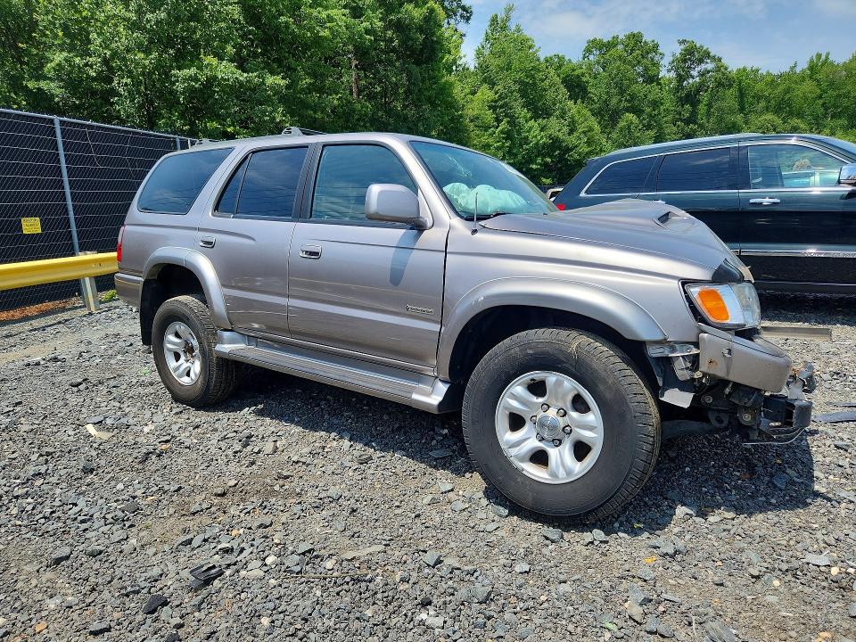 2002 Toyota 4runner VIN JT3HN86R620387914 COPART salvage auction — UNDERCARRIAGE, Md - Cert Of Salvage > 75% Damage, sold $750 on 2026-07-31 (photo 4)