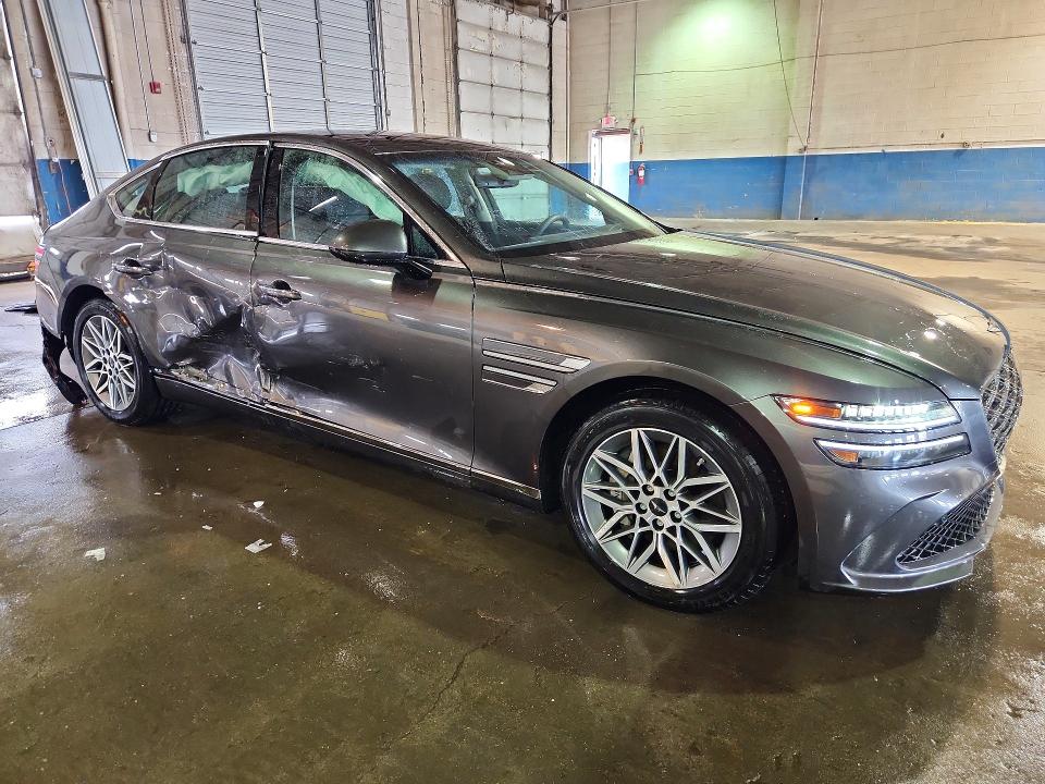 2026 Genesis G80 VIN KMTGA4SC7TU306153 COPART salvage auction — SIDE, CT, sold $21,500 on 2026-07-13 (photo 4)