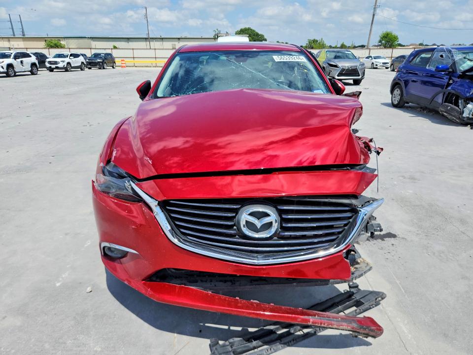 2016 Mazda 6 VIN JM1GJ1W54G1439632 COPART salvage auction — FRONT END, TX - SALVAGE VEHICLE TITLE (P), sold $400 on 2026-07-31 (photo 5)