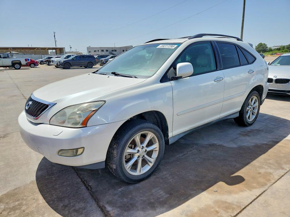 2009 Lexus Rx350 VIN 2T2GK31U09C072875 COPART salvage auction — NORMAL WEAR, Tx - Certificate Of Title, sold $950 on 2026-07-04 (photo 1)