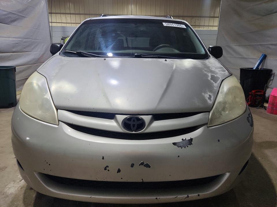 2008 Toyota Sienna VIN 5TDZK23C38S176052 COPART salvage auction — FRONT END, Nm - Cert Of Title-Salvage, sold $625 on 2026-07-30 (photo 5)