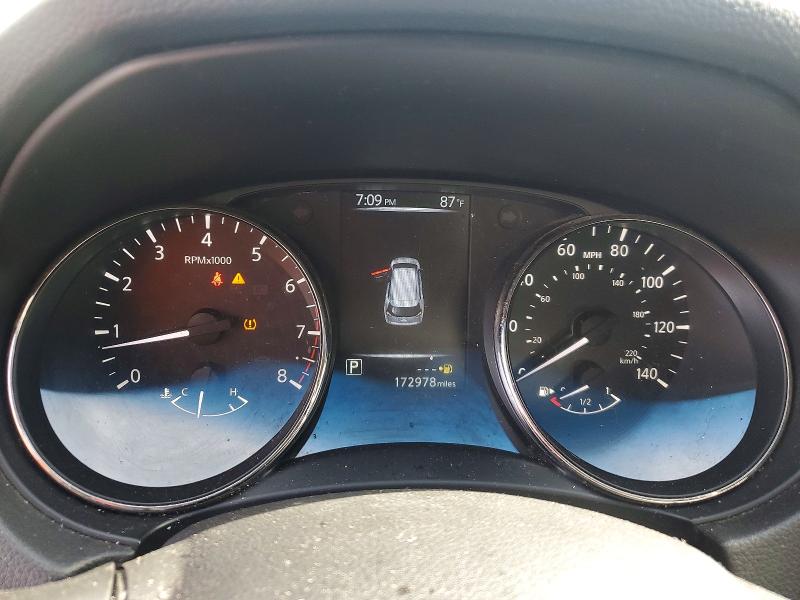 2017 Nissan Rogue VIN JN8AT2MT9HW407551 COPART salvage auction — FRONT END, IN - CERTIFICATE OF TITLE, sold $250 on 2026-07-23 (photo 9)