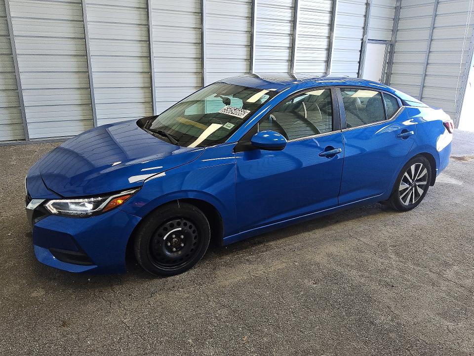 2020 Nissan Sentra VIN 3N1AB8CV2LY286709 COPART salvage auction — FRONT END, Wv - Certificate Of Title, sold $6,600 on 2026-07-02 (photo 1)