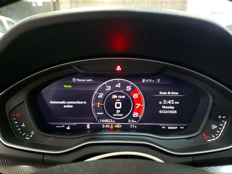 2018 Audi Sq5 VIN WA1A4AFY2J2213964 COPART salvage auction — MINOR DENT/SCRATCHES, Ny - Certificate Of Title (P), sold $10,300 on 2026-07-02 (photo 9)