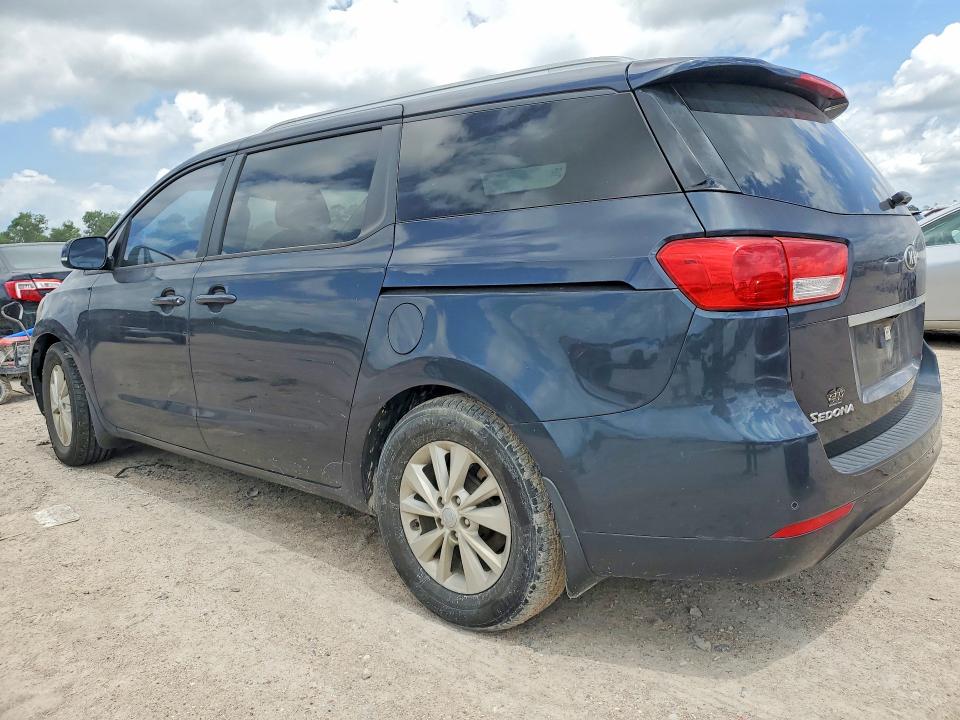 2016 Kia SEDONA VIN KNDMB5C19G6215042 COPART salvage auction — MINOR DENT/SCRATCHES, CT, sold $2,750 on 2026-07-17 (photo 2)