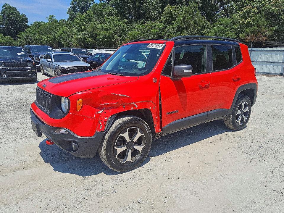 2020 Jeep Renegade VIN ZACNJBC11LPL73076 COPART salvage auction — MINOR DENT/SCRATCHES, Ma - Certificate Of Title, sold $7,500 on 2026-07-23 (photo 1)