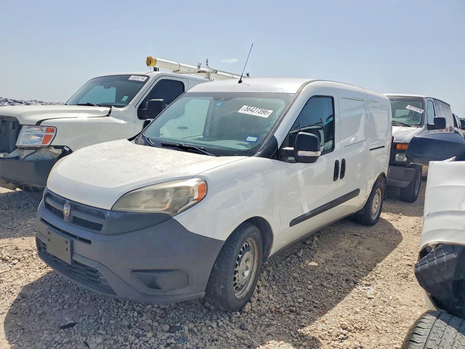 2017 Ram Promaster city VIN ZFBERFAB6H6D26396 COPART salvage auction — NORMAL WEAR, TX - CERTIFICATE OF TITLE (P), sold $2,500 on 2026-07-27 (photo 1)