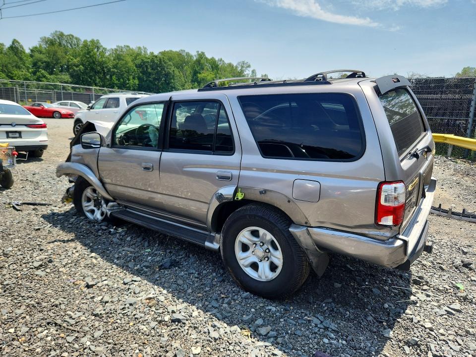 2002 Toyota 4runner VIN JT3HN86R620387914 COPART salvage auction — UNDERCARRIAGE, Md - Cert Of Salvage > 75% Damage, sold $750 on 2026-07-31 (photo 2)