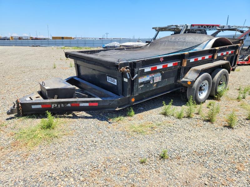 2019 Pj trailer Unknown VIN 4P5DL1424K1307474 COPART salvage auction — REAR END, SD, sold $4,200 on 2026-07-09 (photo 2)