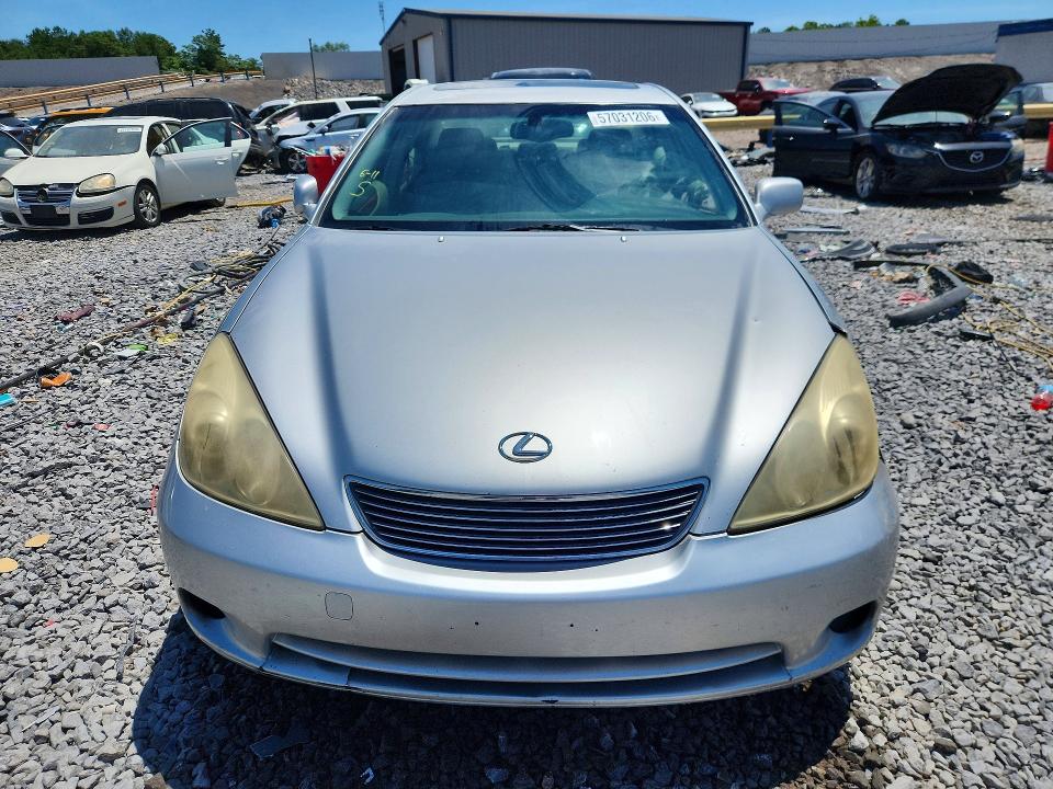2005 Lexus Es330 VIN JTHBA30G555096432 COPART salvage auction — FRONT END, Al - Cert Of Title-Salvage Title, sold $825 on 2026-07-28 (photo 5)