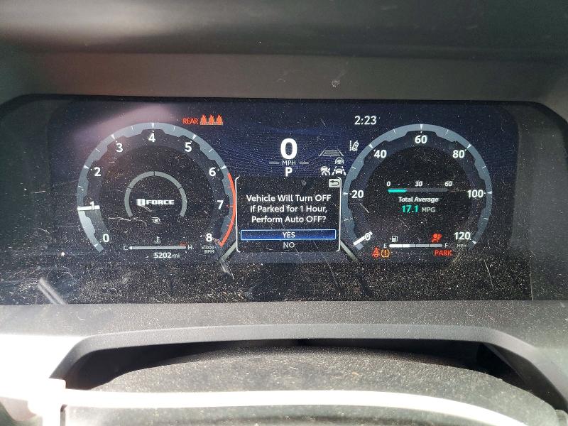 2025 Toyota Tacoma VIN 3TMKB5FN9SM053525 COPART salvage auction — FRONT END, Tx - Certificate Of Title, sold $17,100 on 2026-07-09 (photo 9)