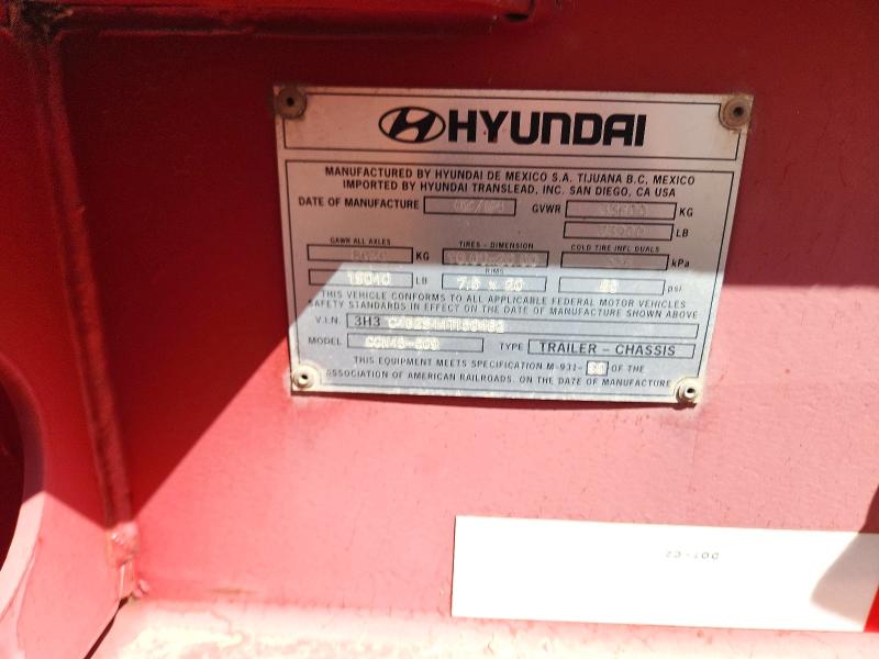 2004 Hyun Trailer VIN 3H3C462S44T150482 COPART salvage auction — MINOR DENT/SCRATCHES, CT, sold $2,200 on 2026-07-29 (photo 8)