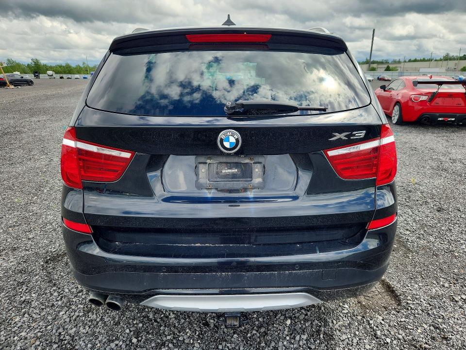 2017 BMW X3 VIN 5UXWX9C38H0T21715 COPART salvage auction — MINOR DENT/SCRATCHES, On - Permit No Brand - Unfit (P), sold $3,800 on 2026-07-29 (photo 6)
