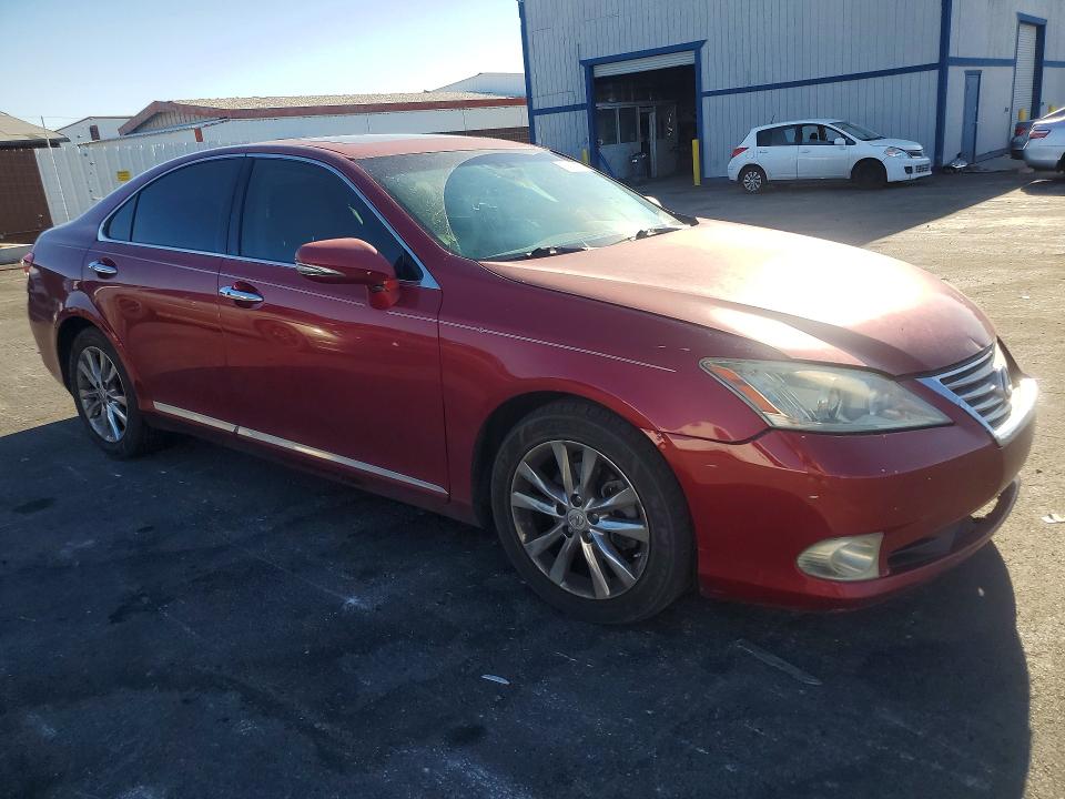 2010 Lexus ES350 VIN JTHBK1EG7A2376956 COPART salvage auction — FRONT END, Nv - Certificate Of Title, sold $1,300 on 2026-07-06 (photo 4)
