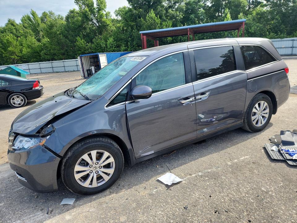 2014 Honda Odyssey VIN 5FNRL5H67EB102022 — COPART salvage auction photo