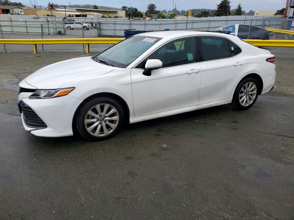2018 Toyota Camry VIN 4T1B11HK8JU096273 COPART salvage auction — REAR END, CA - CERTIFICATE OF TITLE, sold $4,250 on 2026-07-09 (photo 1)
